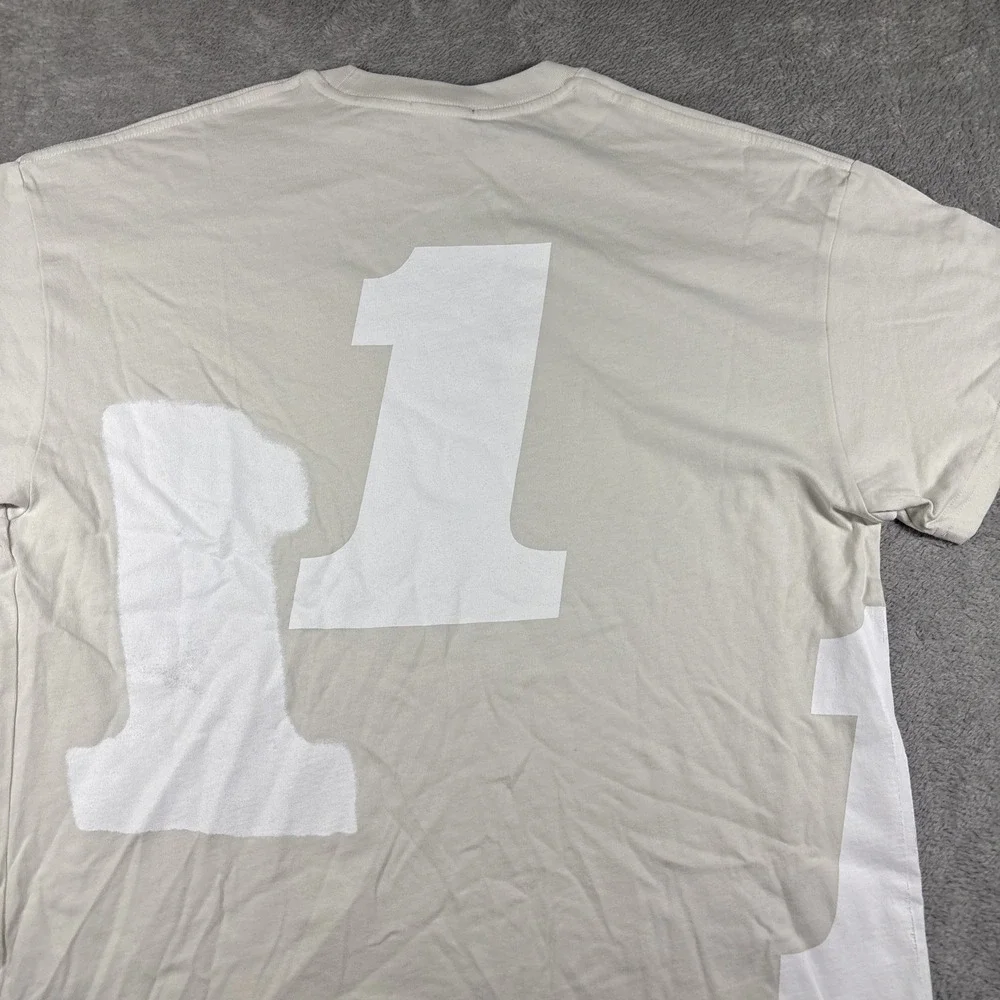 Harley Davidson Bar and Shield‎ Classic 1's T-Shirt Beige Men's Size Small